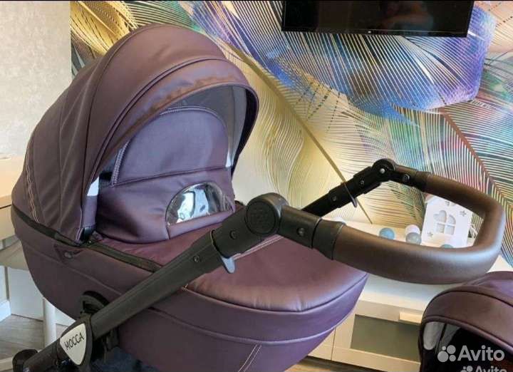 Коляска Verdi Mocca 3в1(эко-кожа)