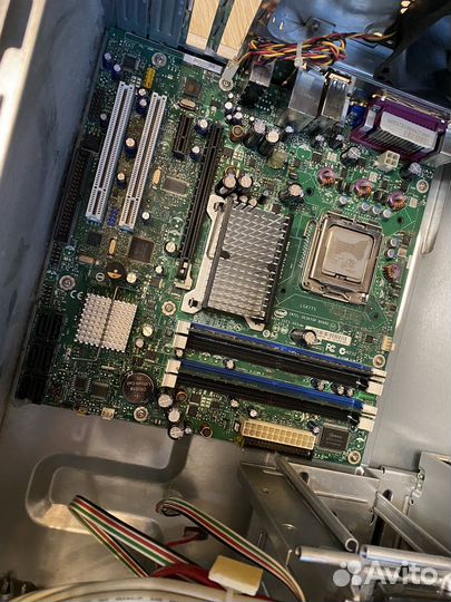 Материнская плата сокет 775 и корпус