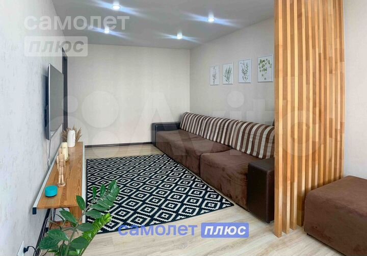 2-к. квартира, 51,4 м², 1/9 эт.