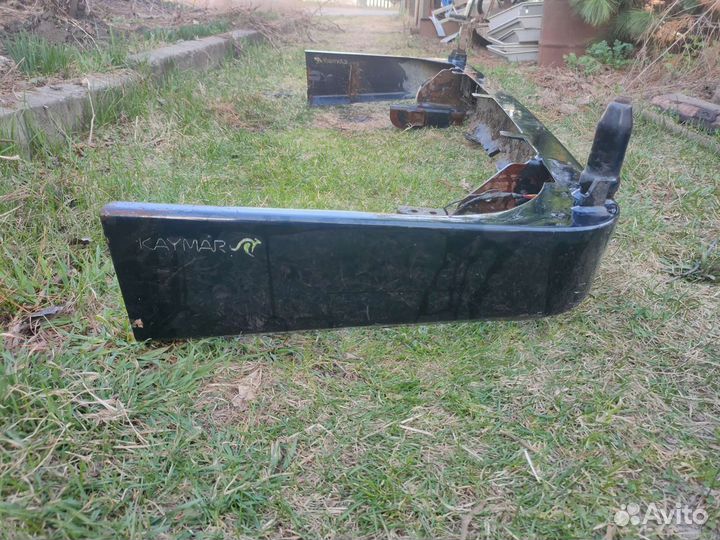 Усиленный задний бампер toyota land cruiser prado