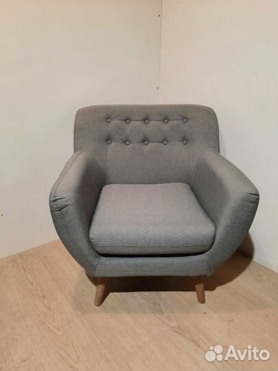 Низкое кресло Fuller grey