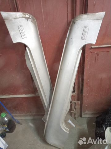 Накладки внешние на пороги Нива 4*4