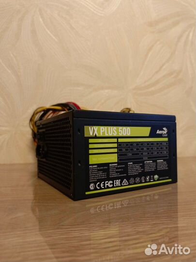Блок питания Aerocool vx plus 500w