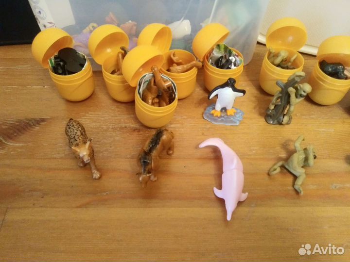 Игрушки Киндер сюрприз Natoons животные