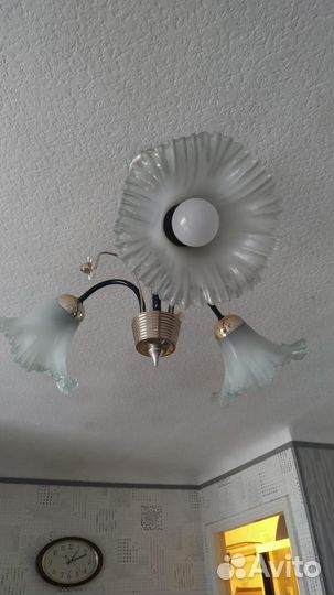 Люстра потолочная подвесная бу