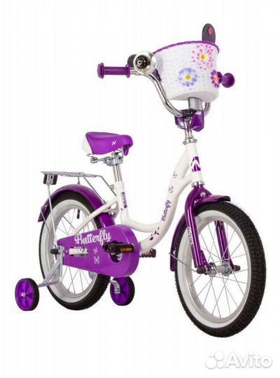 Велосипед детский novatrack butterfly 16