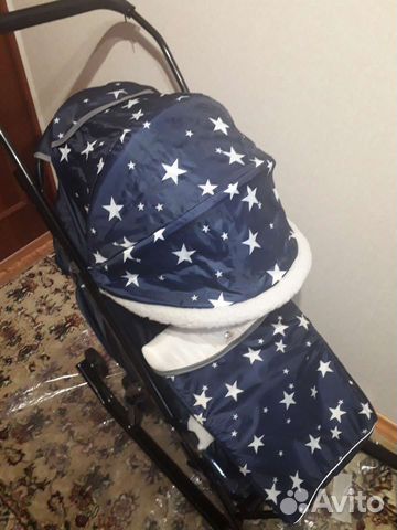 Детские санки коляска