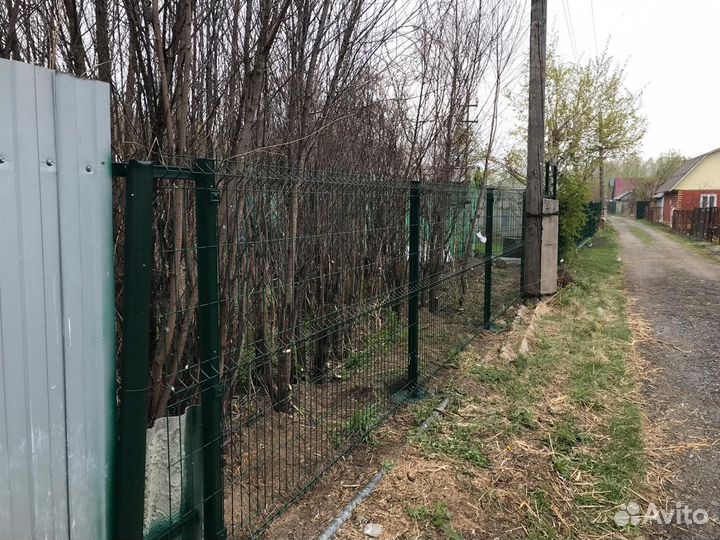 Забор из сетки 3d