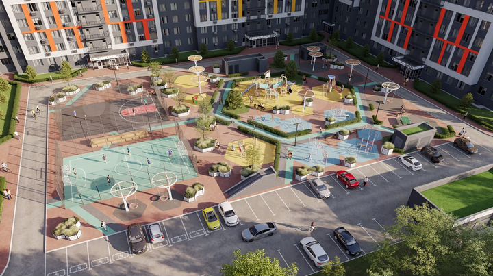 2-к. квартира, 66,4 м², 2/16 эт.