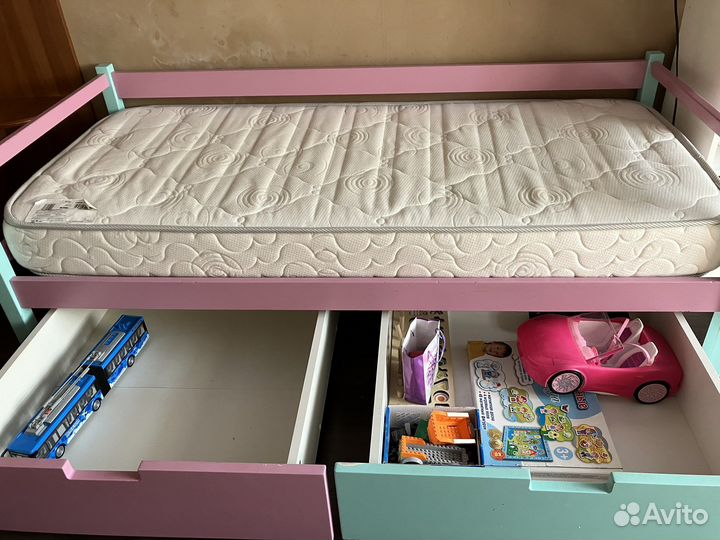 Детская кровать+ матрас