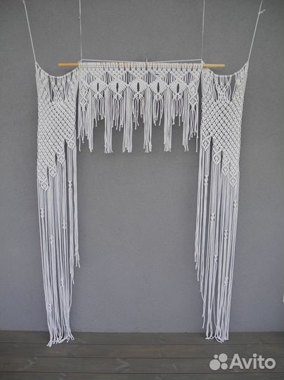 Свадебная арка макраме