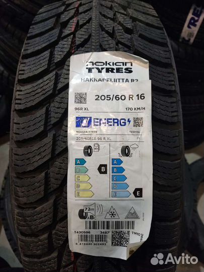 Nokian Tyres Hakkapeliitta R3 205/60 R16