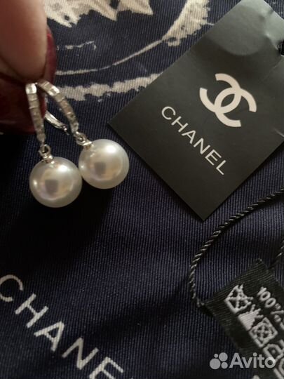 Шелковый платок Chanel Новый