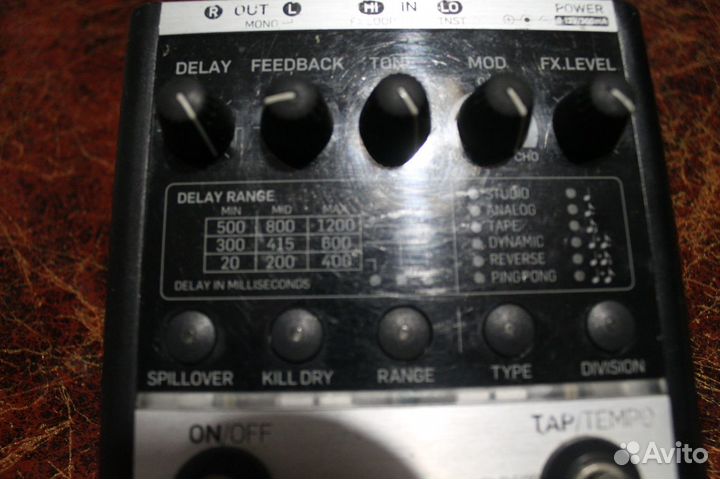 Топовый Delay Дилей TC Electronic Nova Repeater