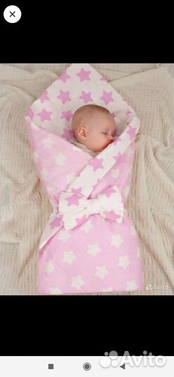 Новый конверт на выписку для девочки