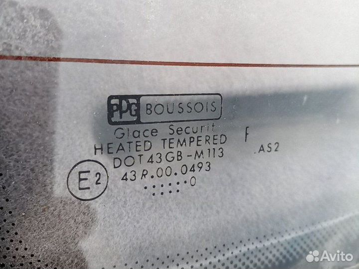 Стекло заднее Opel Vectra A