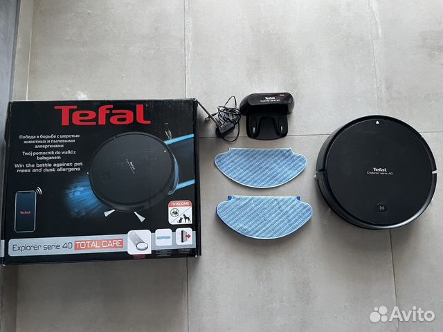 Робот пылесос моющий tefal