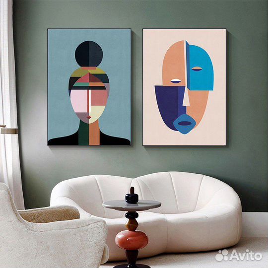 Картина на холсте интерьерная абстракция