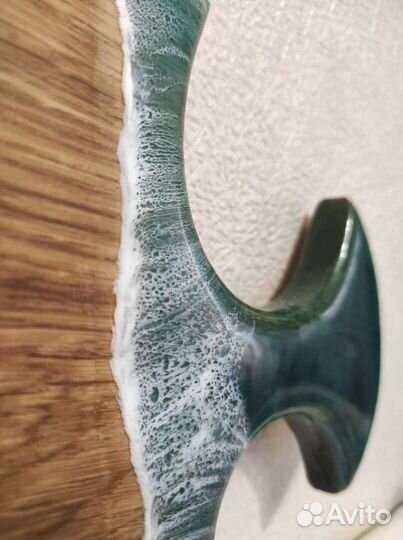 Доска разделочная/доска сервировочная 30*19см море