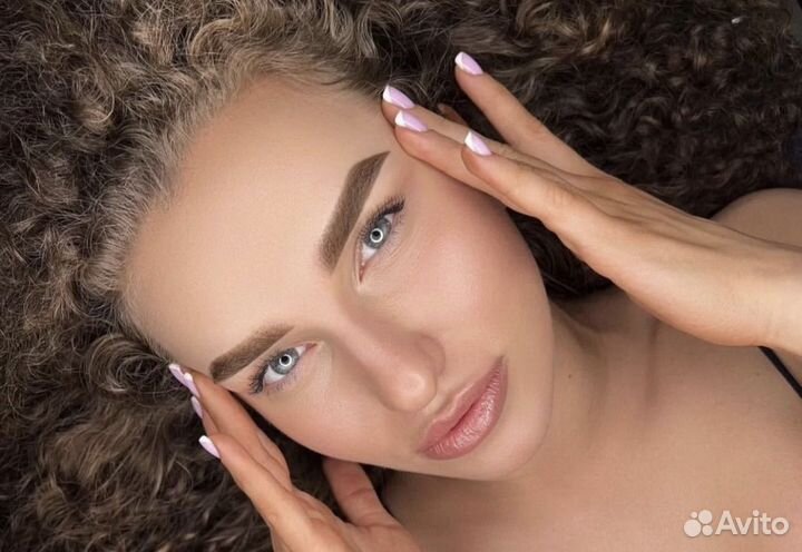 Перманетный макияж бровей губ,модели