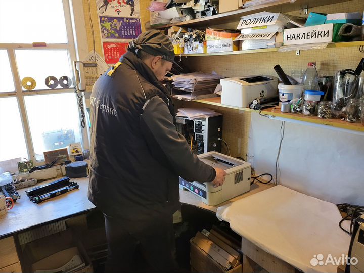 Ремонт принтеров. Прошивка. Заправка картриджей