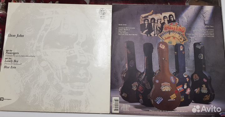 Редкие виниловые пластинки (рок, кантри, эстрада)