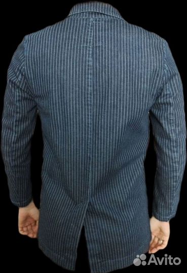 Пиджак мужской джинсовый (denim P&B) 46-48 размер