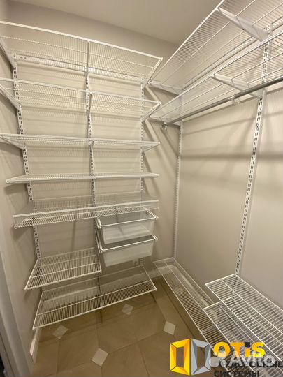 Гардеробная с перегородкой