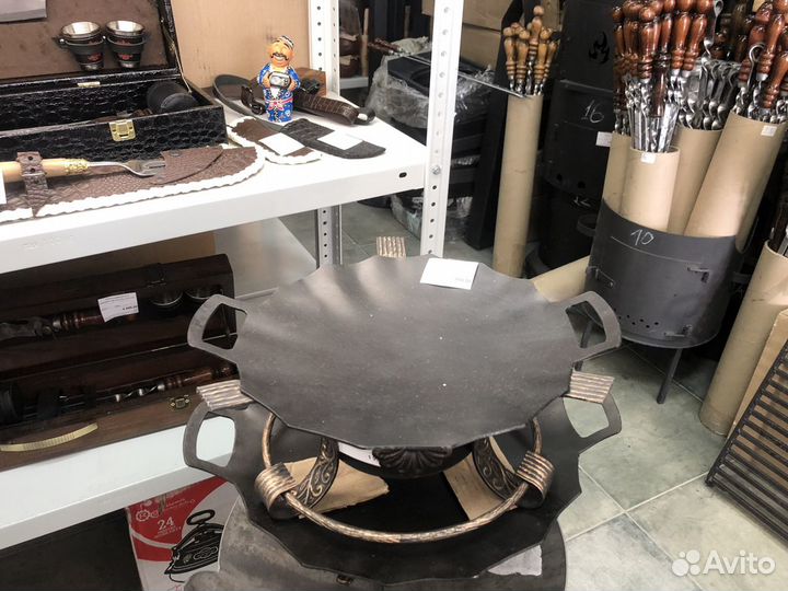 Садж вороненная сталь 30 см