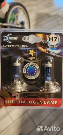 Лампа галоген 12V H7 PX26d Xenite Super White +30