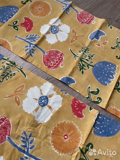 Отрез ткани лен