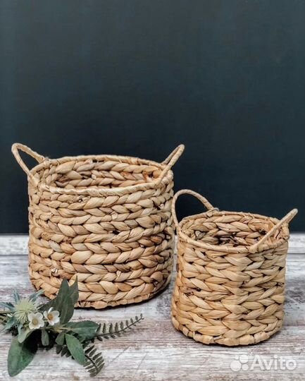 Корзина плетеная новая
