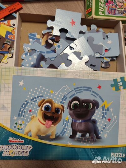 Пазлы для малышей пакетом