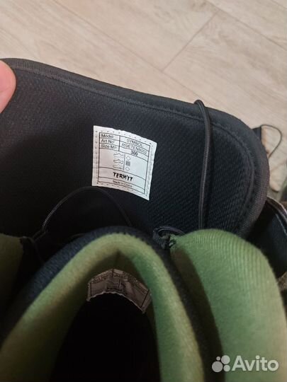 Сноубордические ботинки 45 и крепления L мужские