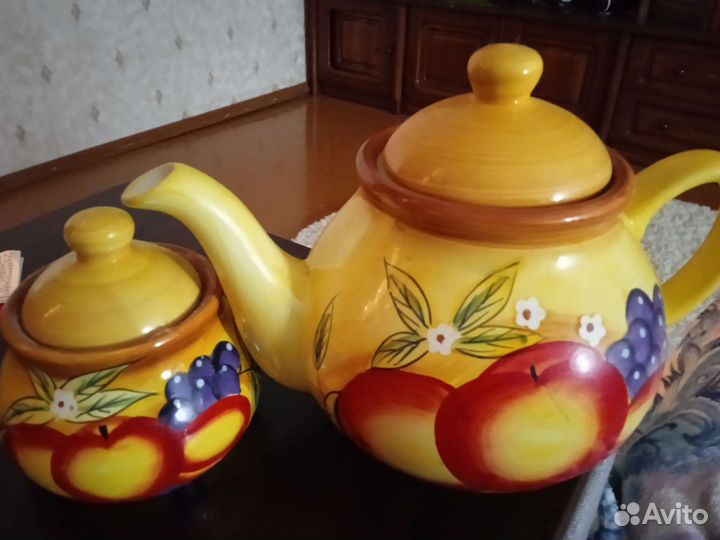 Керамические горшки СССР. Набор из двух посуд