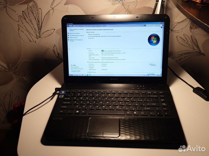 Нетбук sony vaio
