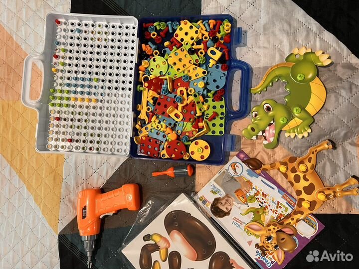 Конструктор мозайка с шуруповертом