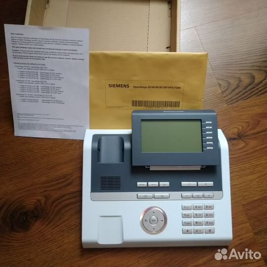 Телефонный аппарат Siemens OpenStage 40 HFA IP