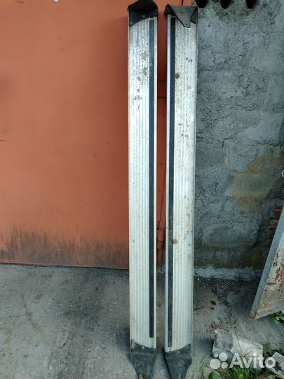 Пороги алюминиевые на внедорожник