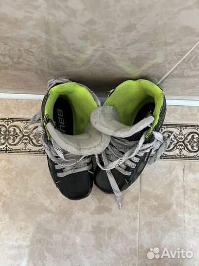 Вратарские хоккейные коньки bauer gsx jr 2,5ee