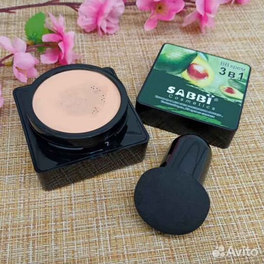 Sabbi, Кушон (тональный) крем с экстрактом авокадо