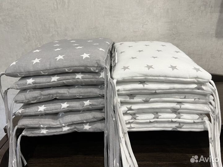 Бортики в детскую кроватку балдахин с держателем