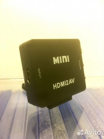 PS4 PS3 PC Адаптер hdmi to AV 3RCA - Mini hdmi2AV