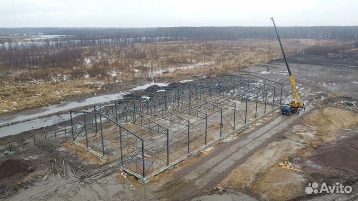 Каркас металлического ангара 30*12