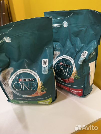 Корм для кошек purina one 3 кг