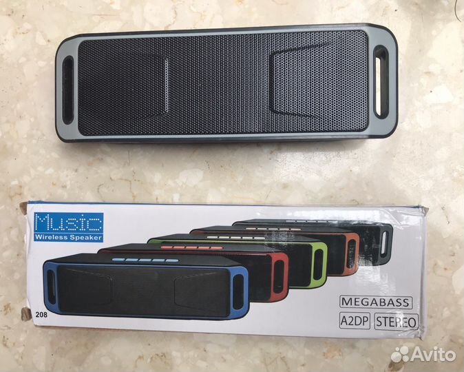 Блютуз колонка Megabass, без радио, новая