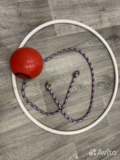 Мяч гимнастический обруч скакалка