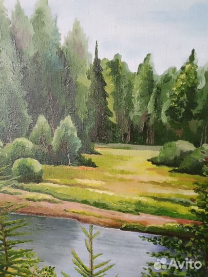 Картина маслом на холсте пейзаж