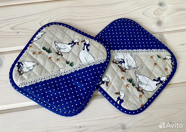 Грелка на чайник + прихватки: Кухонный набор