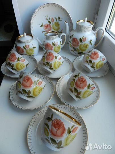 Чайный сервиз лфз розы